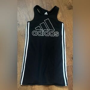 Adidas girls tank sleeveless dress Sz Medium 10/12